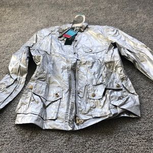 Ralph Lauren metallic rain jacket